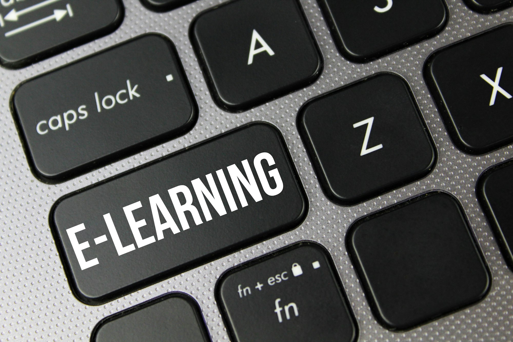 Computer keyboard with e-learning key